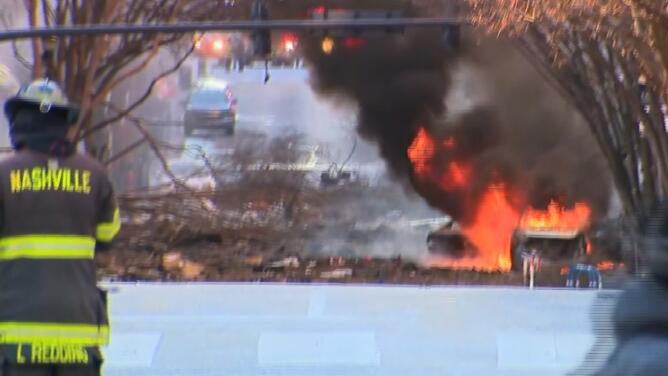 "Fue intencional": esto es lo que se sabe de la explosión de un carro en el centro de Nashville